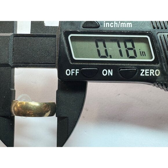 Estate Sterling Silver 925 Hoop Stud Earrings 0.78" EZ Push Backs 3.5g - Picture 7 of 8